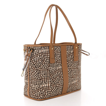 MCM Visetos Medium Liz Reversible Shopper Tote Cognac 10 of 15