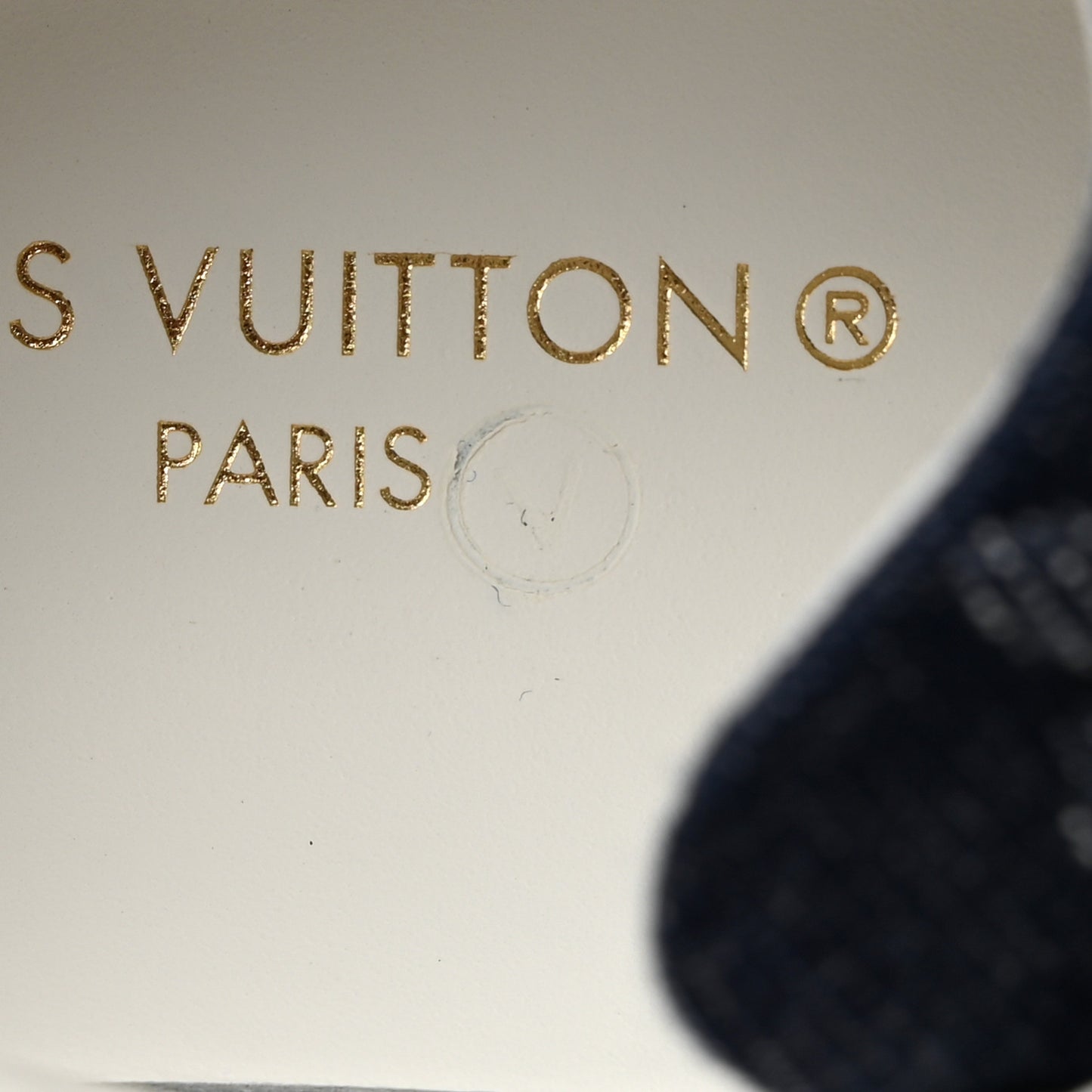 Denim Monogram Debossed Time Out Sneakers 37 Blue