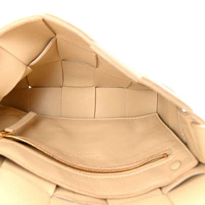 Bottega Veneta Grained Calfskin Maxi Intrecciato Cassette Crossbody Bag Porridge 5 of 12