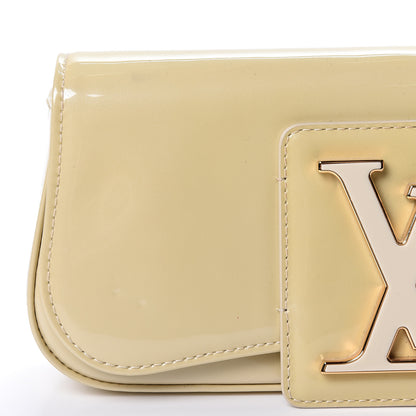 Louis Vuitton Patent Sobe Clutch Blanc Corail 7 of 10