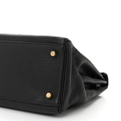 Hermes Togo Kelly Retourne 32 Black 9 of 9