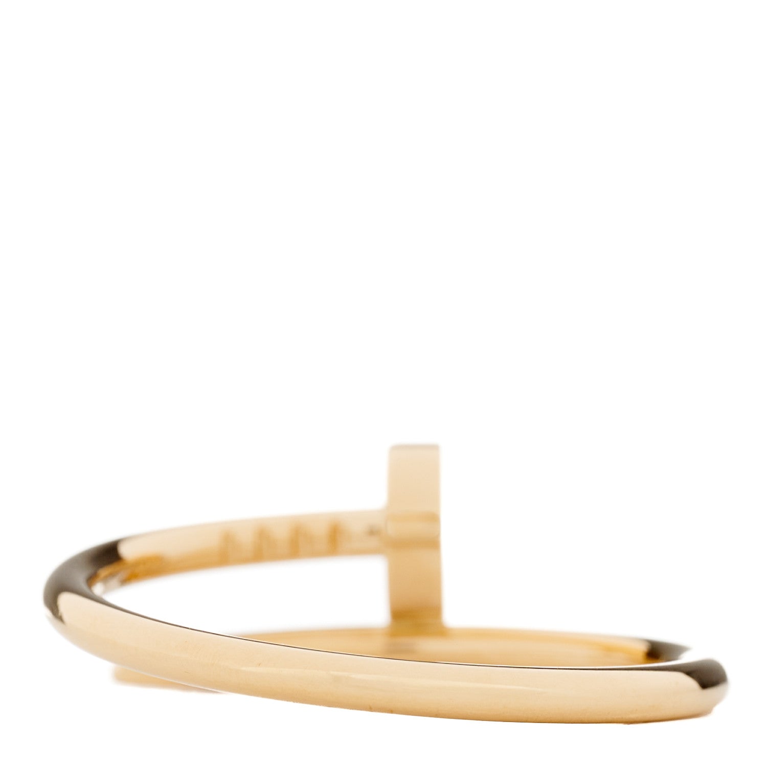 Cartier 18K Yellow Gold Small Juste Un Clou Ring 55 7.25 3 of 5