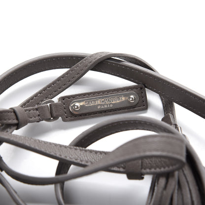 Saint Laurent Lambskin Monogram Small Lou Camera Bag Asphalt 11 of 12