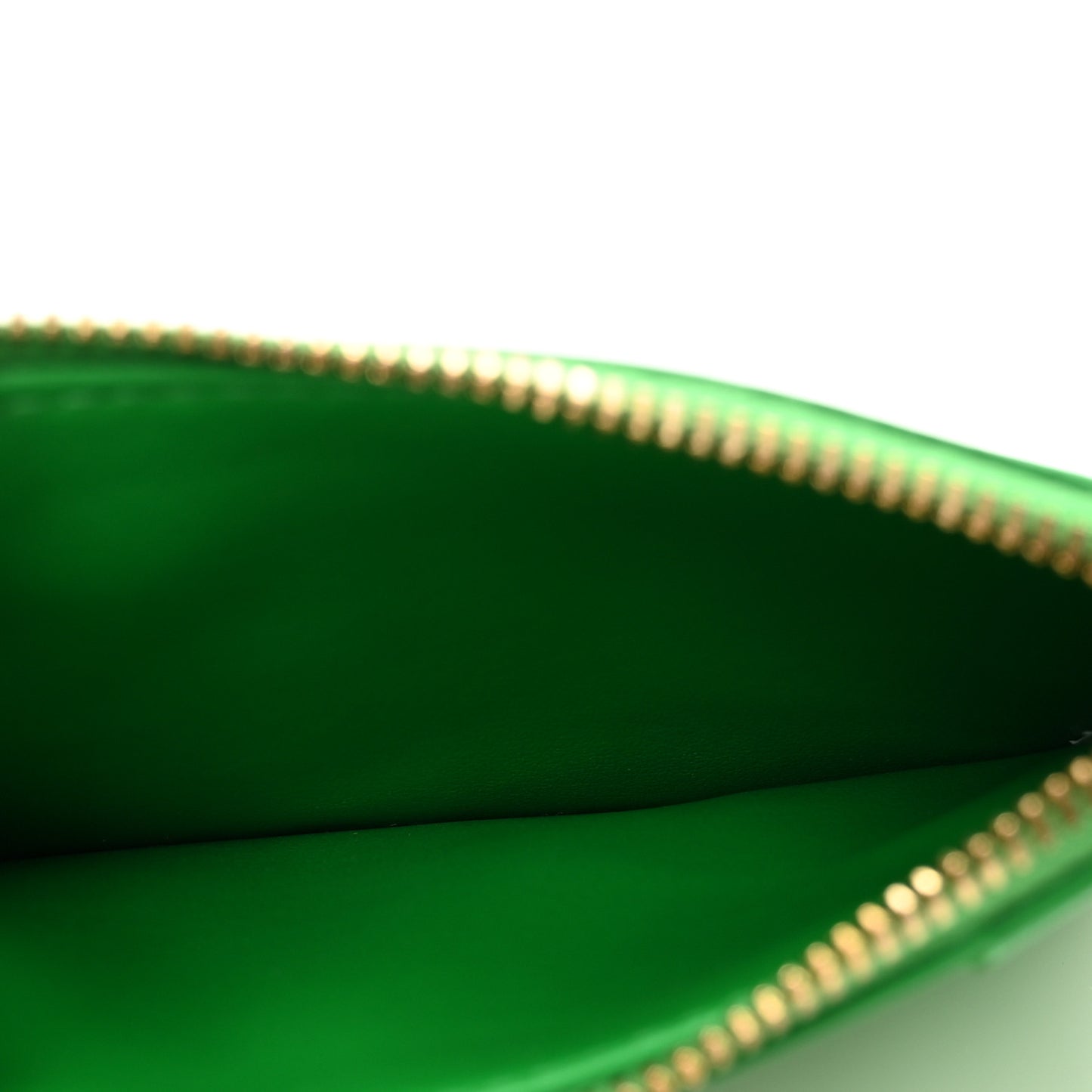 Nappa Maxi Intrecciato Zip Card Holder Parakeet