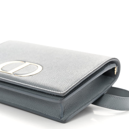 Christian Dior Calfskin 30 Montaigne 2 in 1 Pouch Cloud Blue 9 of 9