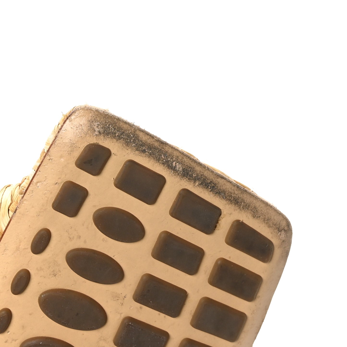 Raffia Twisted Intrecciato Stretch Mule Sandals 37 Macadamia