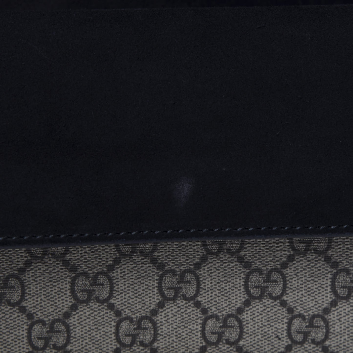 GG Supreme Monogram Crystal Small Dionysus Shoulder Bag Black