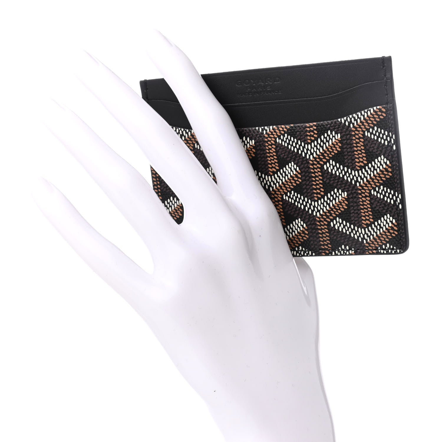 Goyard Goyardine Saint Sulpice Card Holder Black 2 of 7