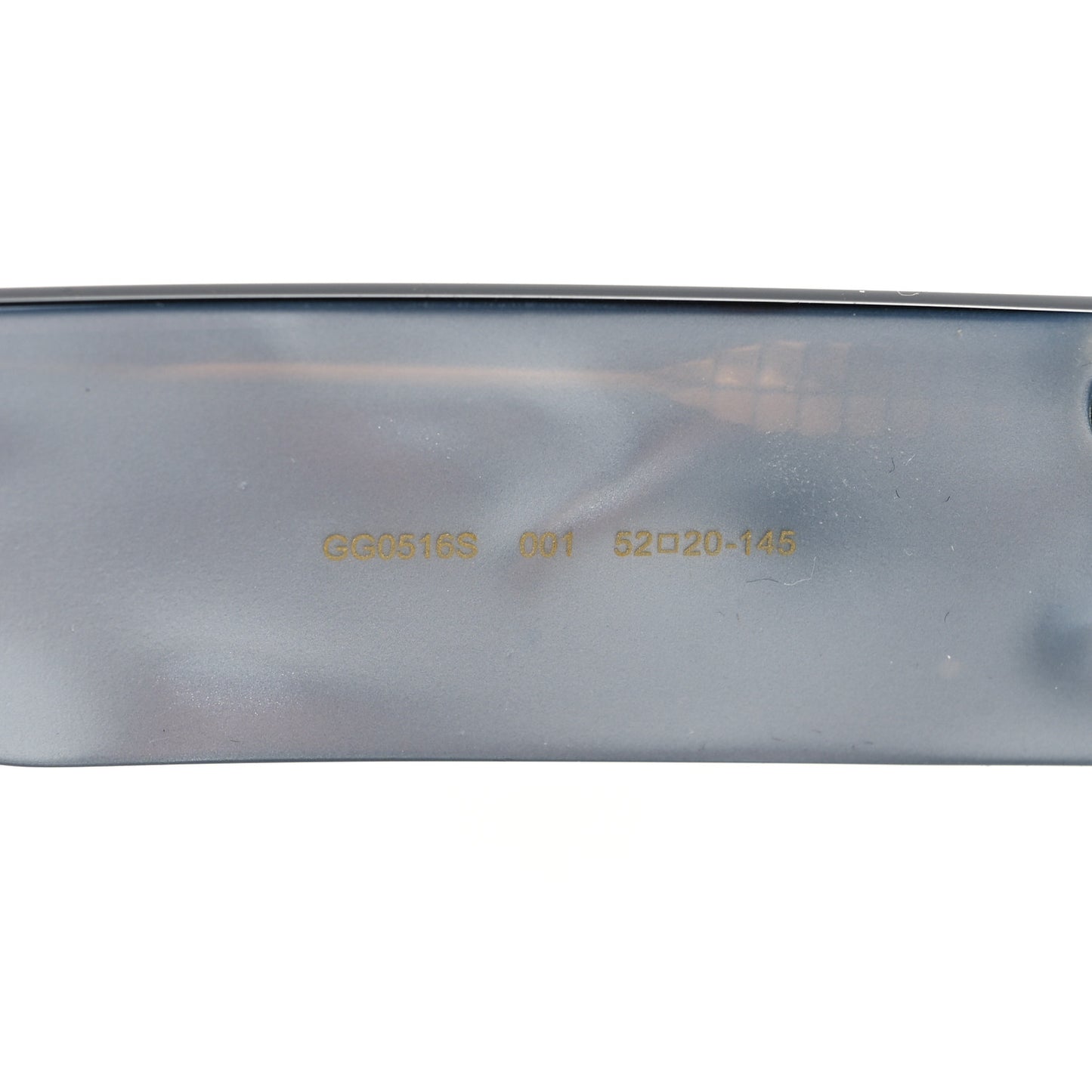 Acetate Rectangular Sunglasses GG0516S Black