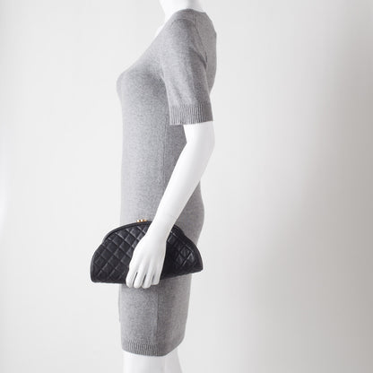 Chanel Caviar Quilted Timeless Clutch Black 2 of 9