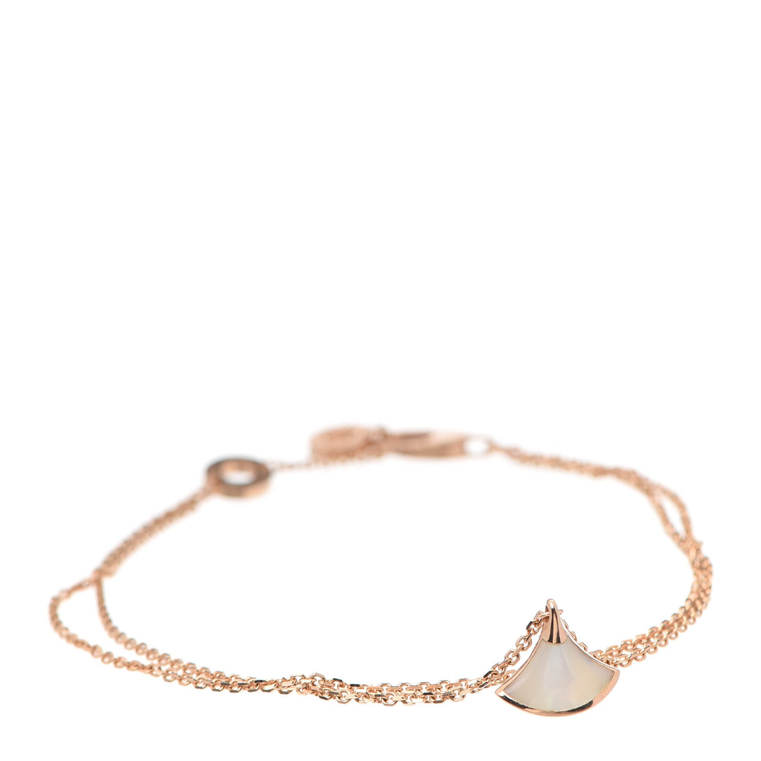 Bulgari 18K Rose Gold Mother of Pearl Divas' Dream Bracelet SM 1 of 7