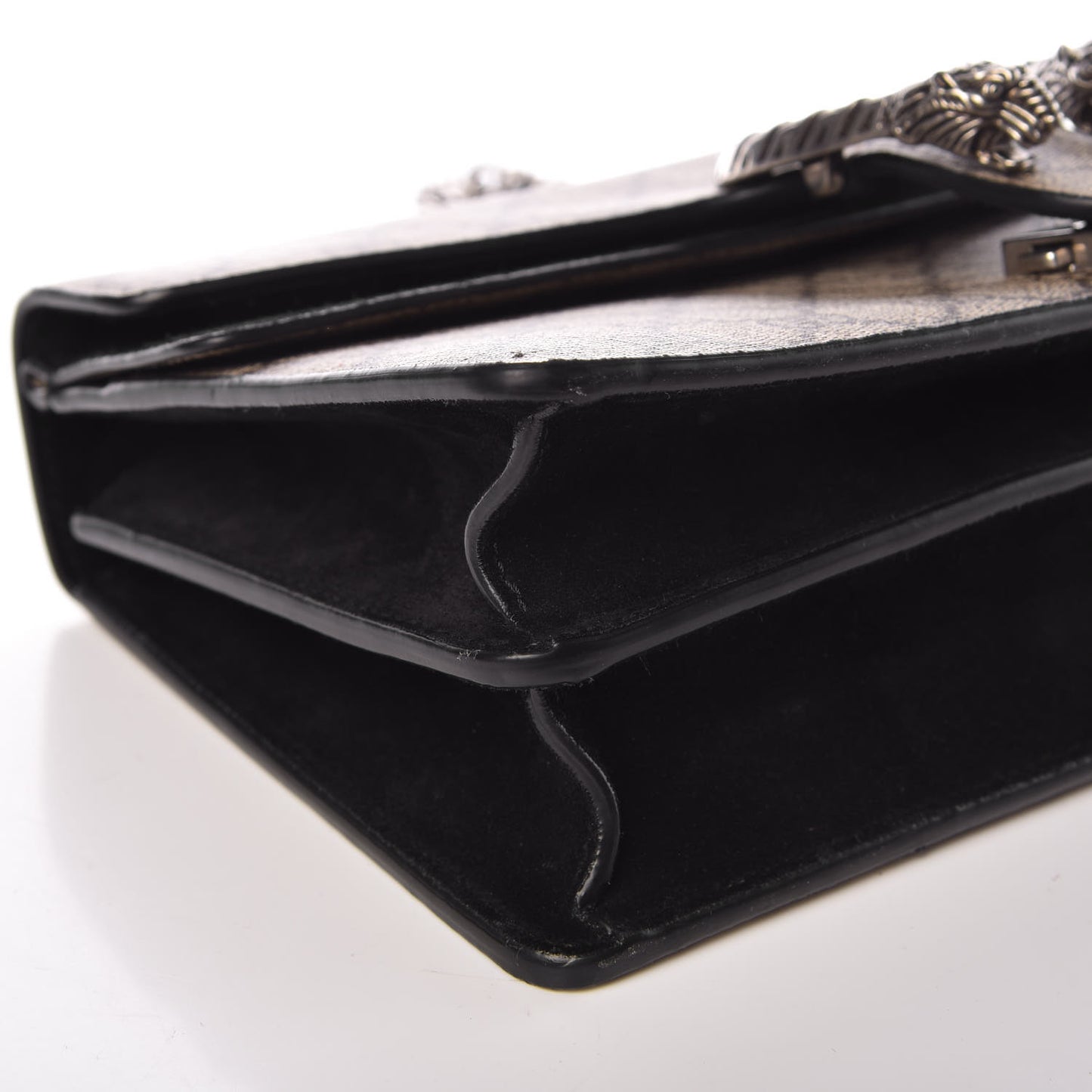 GG Supreme Monogram Small Dionysus Shoulder Bag Black