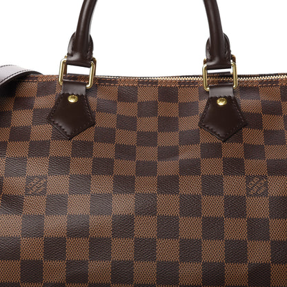 Louis Vuitton Damier Ebene Speedy Bandouliere 35 10 of 11
