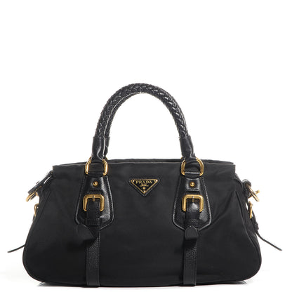 Prada Tessuto Nylon Shopping Satchel Black 1 of 10
