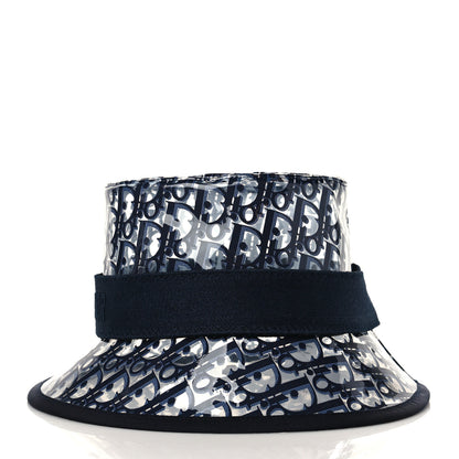 Christian Dior PVC Oblique Bob French Bucket Hat 58 Bleu 4 of 7