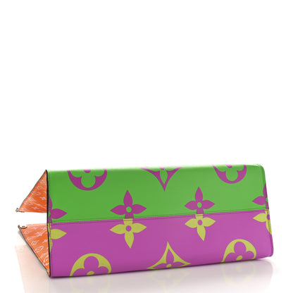Louis Vuitton Monogram Giant Onthego GM Pink Lilac 4 of 9