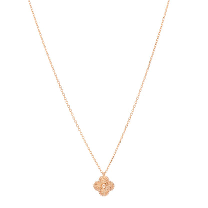 Van Cleef & Arpels 18K Rose Gold Sweet Alhambra Pendant Necklace 1 of 5