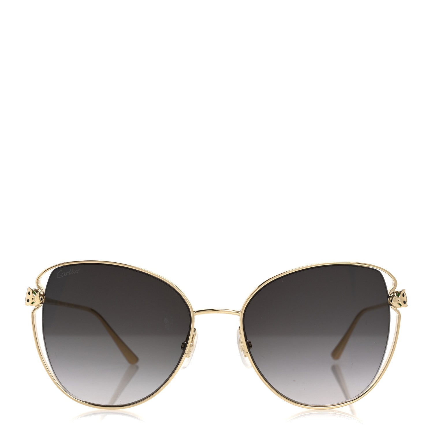 Cartier Panthere De Cartier Sunglasses CT0236S Gold 2 of 8