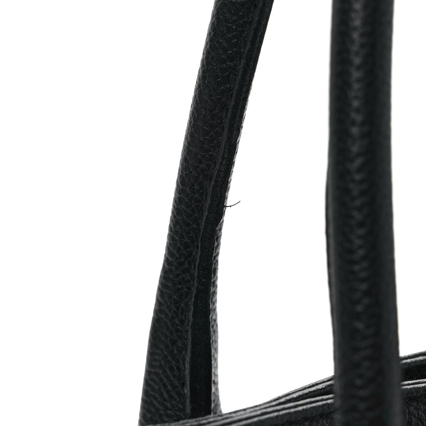 Calfskin Cerf Executive Shopper Tote Black