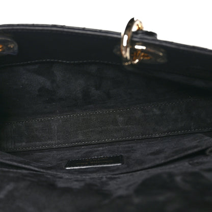Christian Dior Lambskin Cannage Medium Lady D-Joy Black 5 of 9