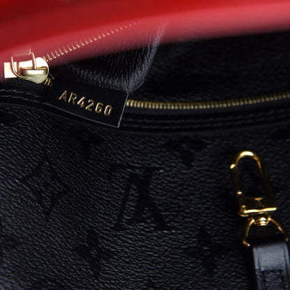 Louis Vuitton X UF Tufted Monogram Neverfull MM Black Red 10 of 11