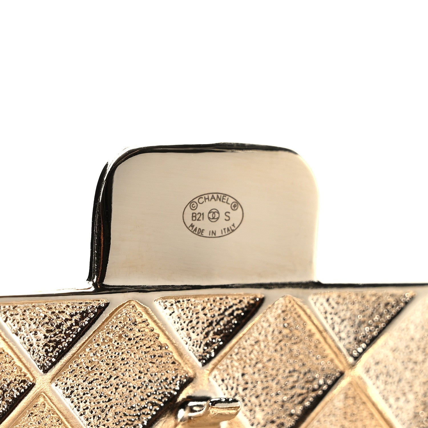 Chanel Metal Lambskin Pearl Chain Flap Bag Multi Strand Long Necklace Gold Black Pearly White 5 of 5