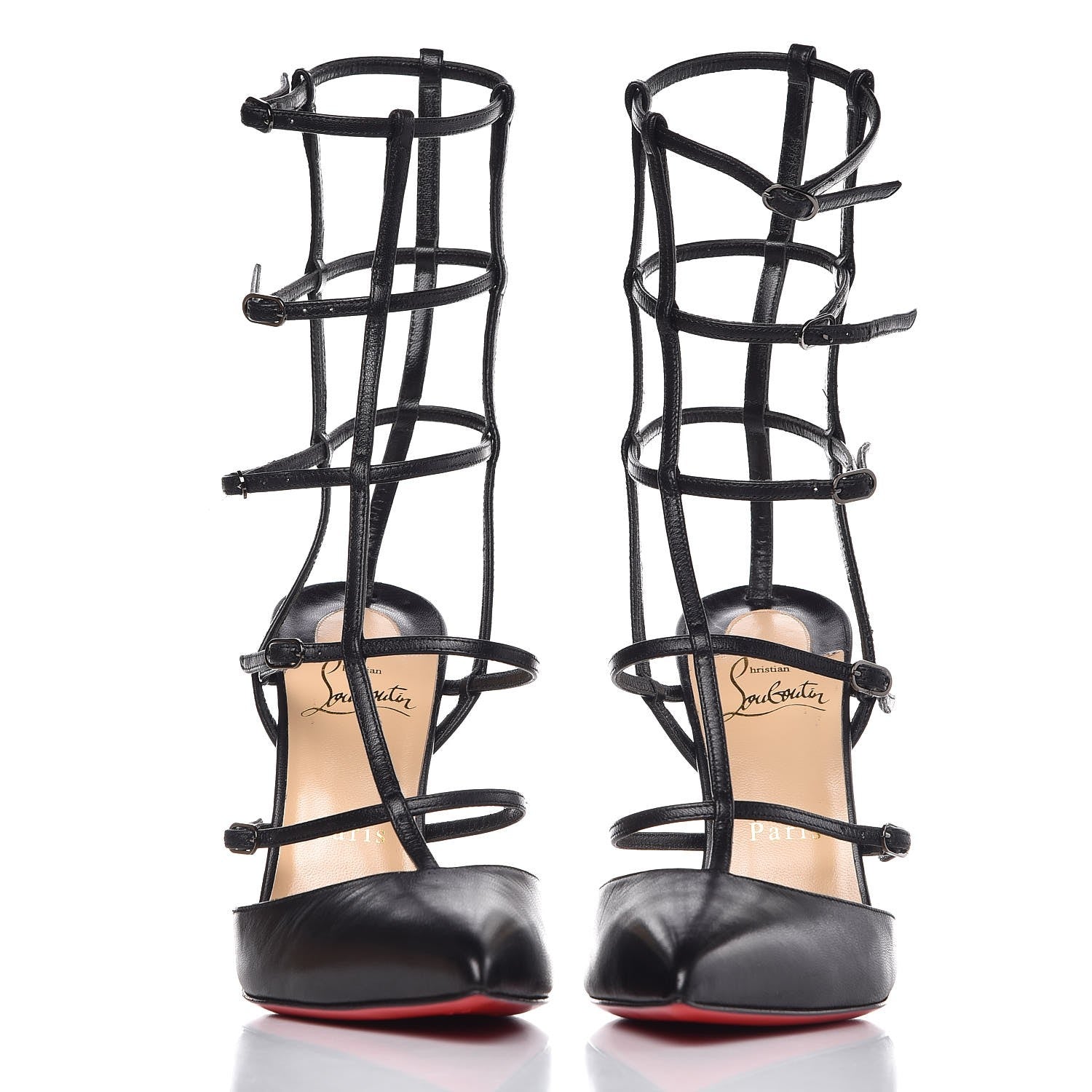 Christian Louboutin Kid Kadreyana 100 Pumps 38.5 Black 2 of 10