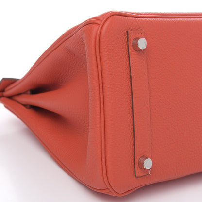 Hermes Togo Birkin 30 Capucine 8 of 10