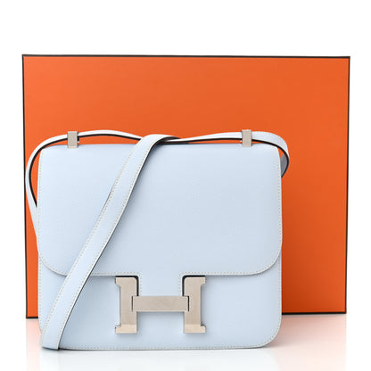 Hermes Epsom Constance 24 Bleu Brume 12 of 12
