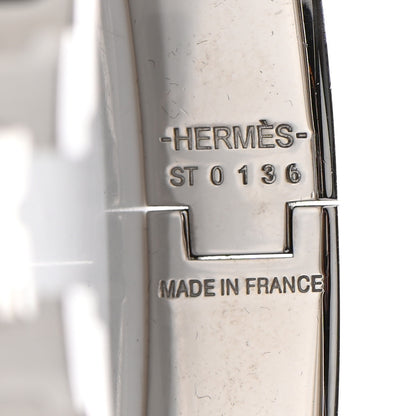Hermes Enamel Narrow Clic Clac H Bracelet PM Black 4 of 5