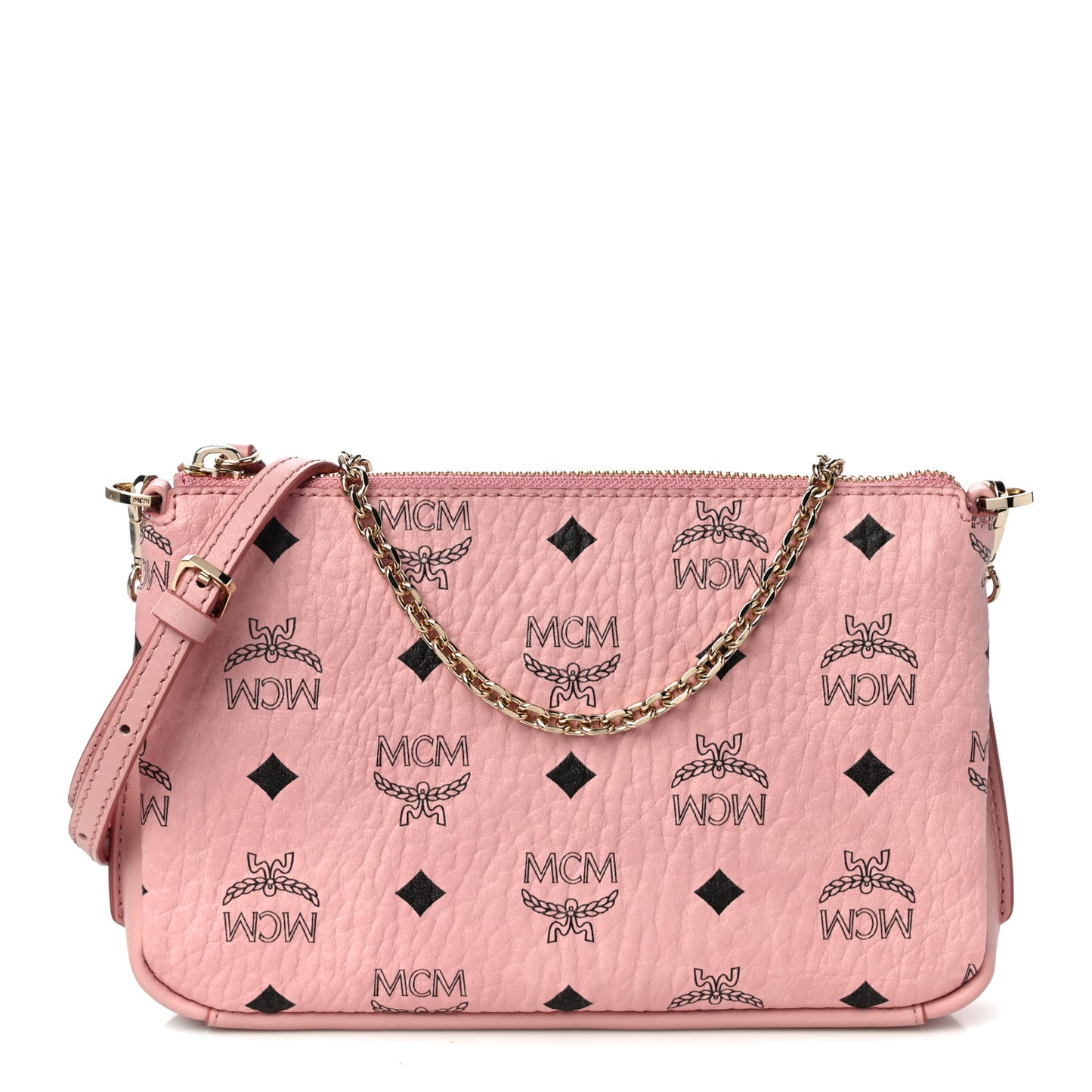 Visetos Medium Millie Zip Crossbody Bag Soft Pink