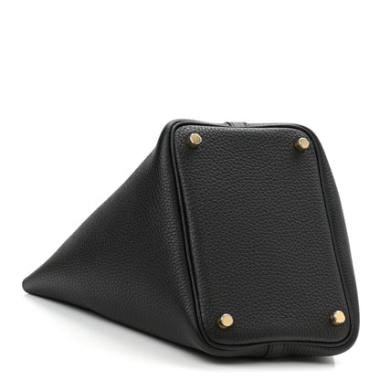 Hermes Taurillon Clemence Picotin Lock 18 PM Black 4 of 10