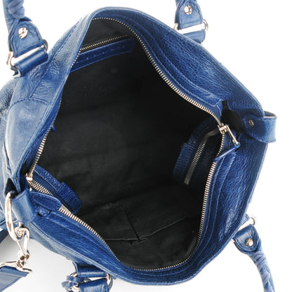 Balenciaga Agneau Giant 12 Silver Hardware Velo Bleu Mineral 5 of 7