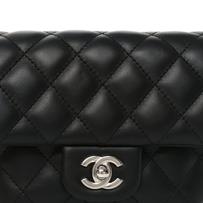 Chanel Calfskin Quilted CC Uniform Flap Belt Bag Black 9 of 12