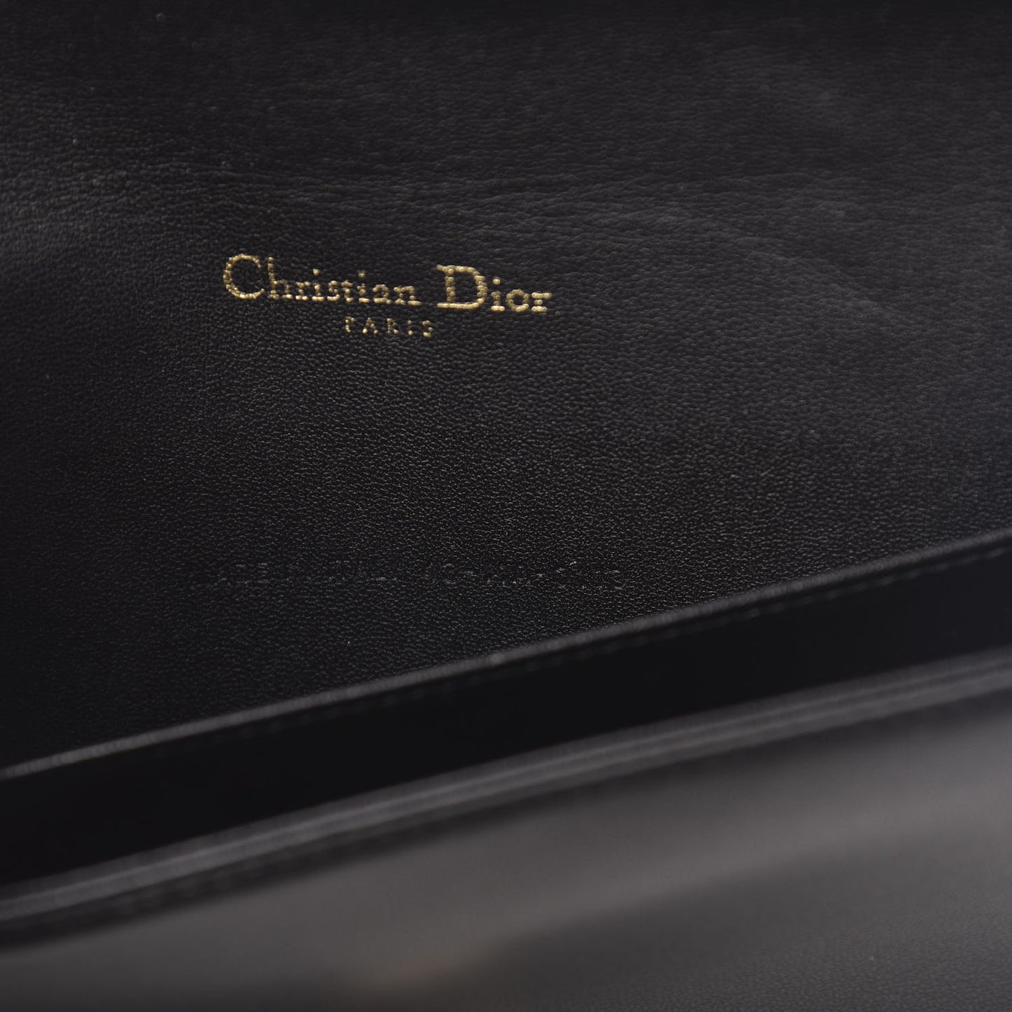 Lambskin Cannage Lady Dior Pouch Black