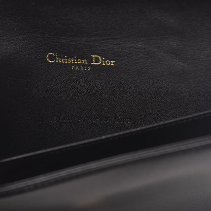Christian Dior Lambskin Cannage Lady Dior Pouch Black 8 of 11