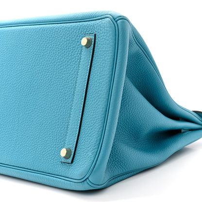 Hermes Togo Birkin 35 Turquoise 10 of 12