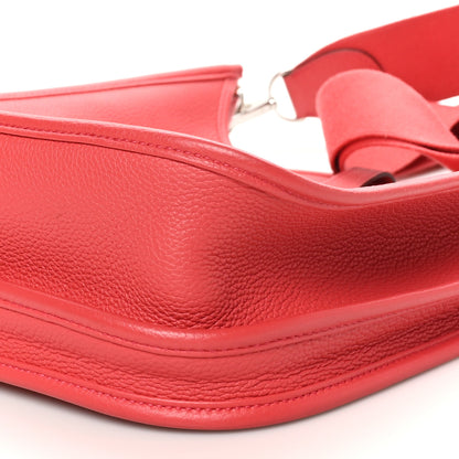 Hermes Taurillon Clemence Evelyne III PM Rose Jaipur 10 of 11