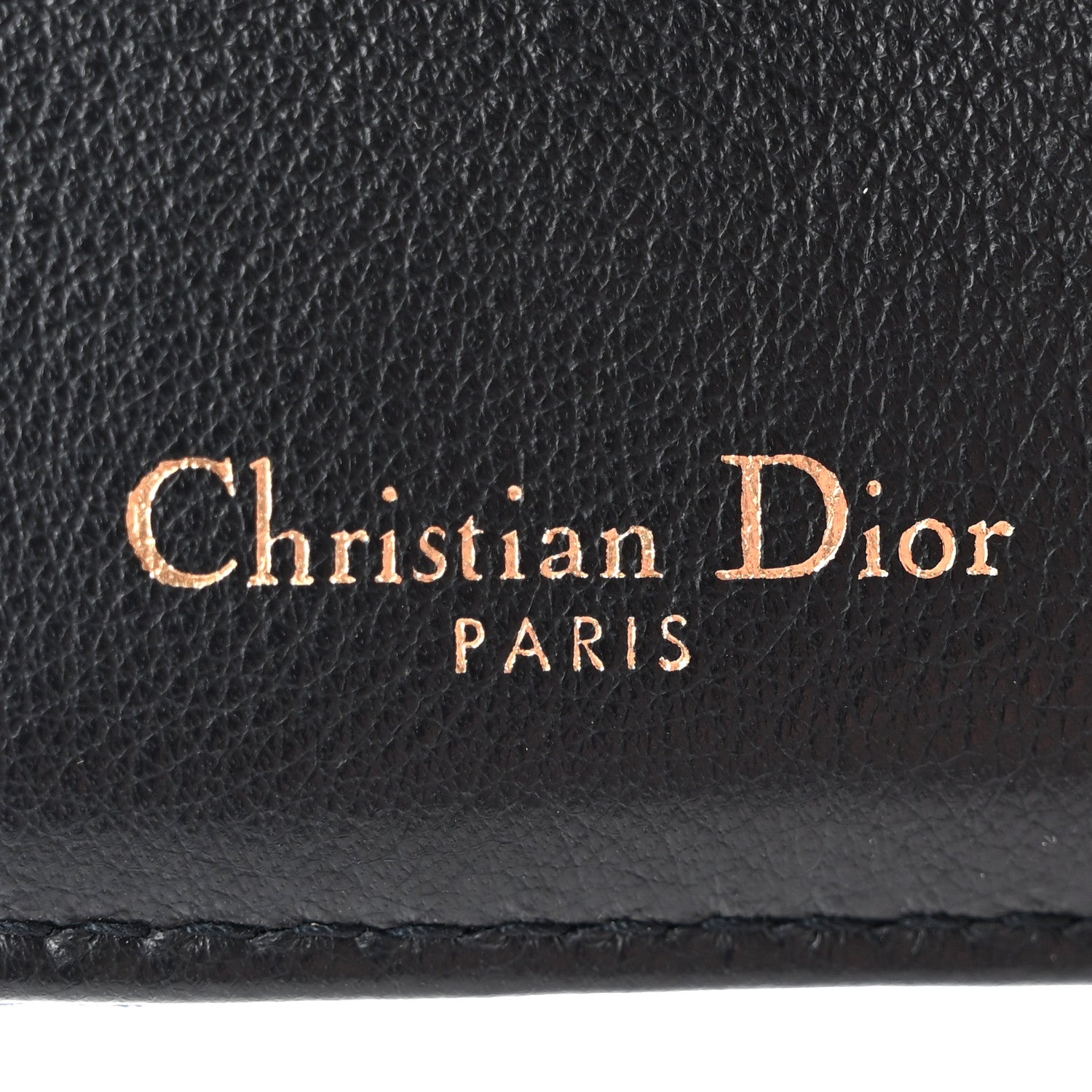 Christian Dior Oblique Saddle Lotus Wallet Blue 6 of 8