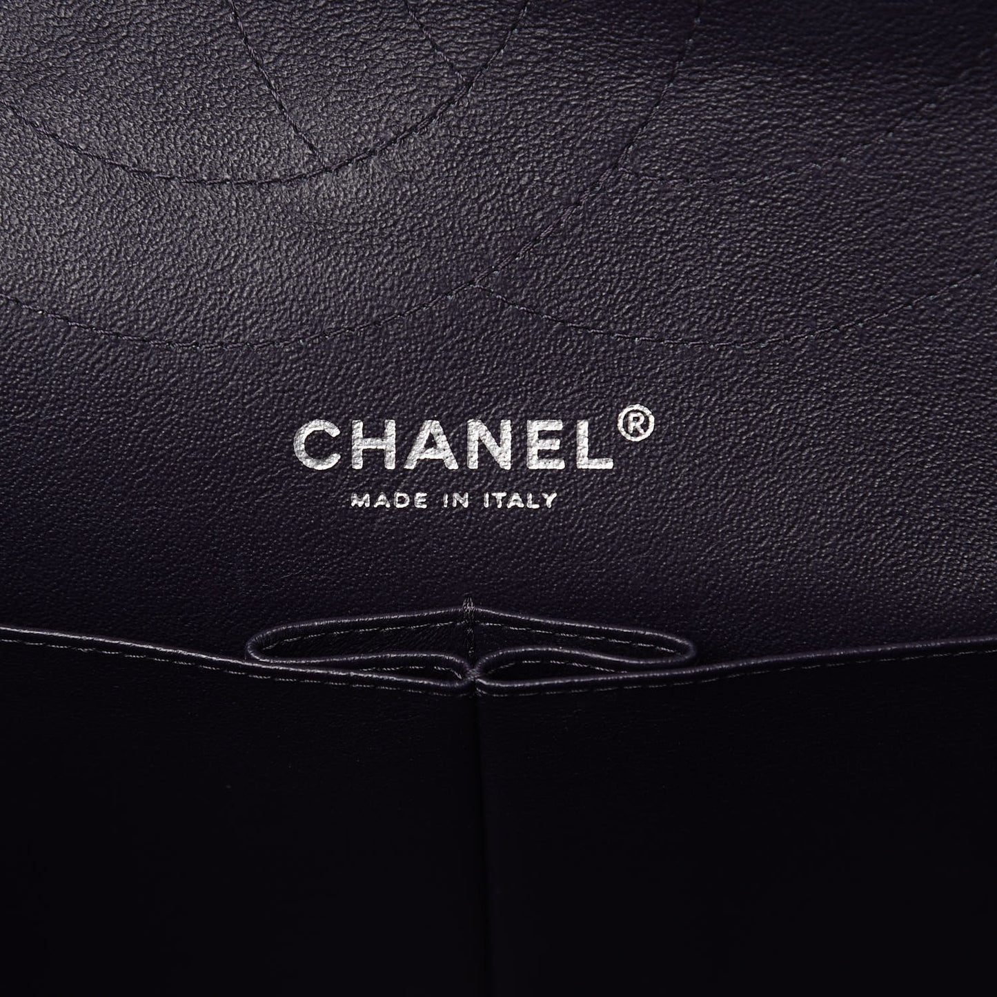 Aged Calfskin Quilted 2.55 Reissue 227 Flap Dark Purple