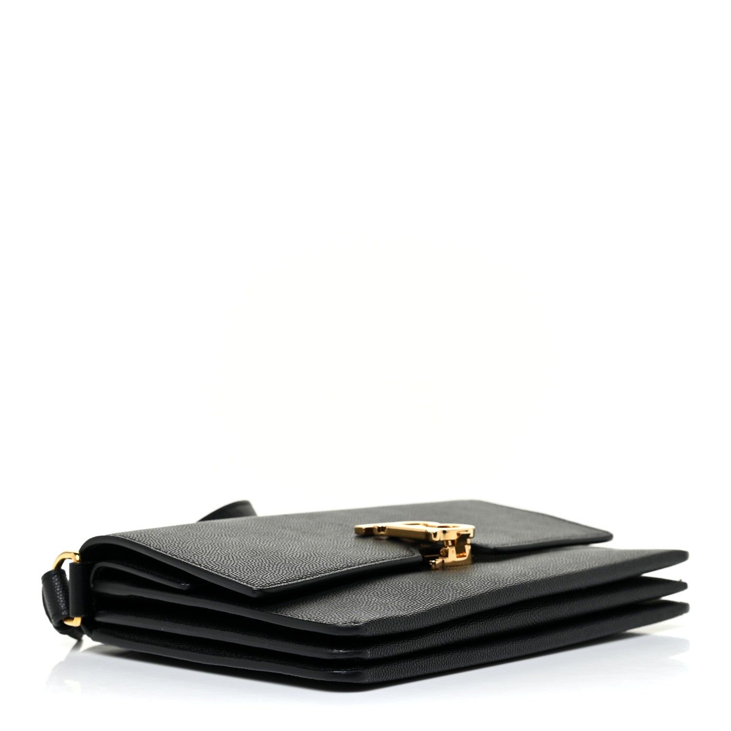Burberry Grained Calfskin Albion TB Bag Black 4 of 10