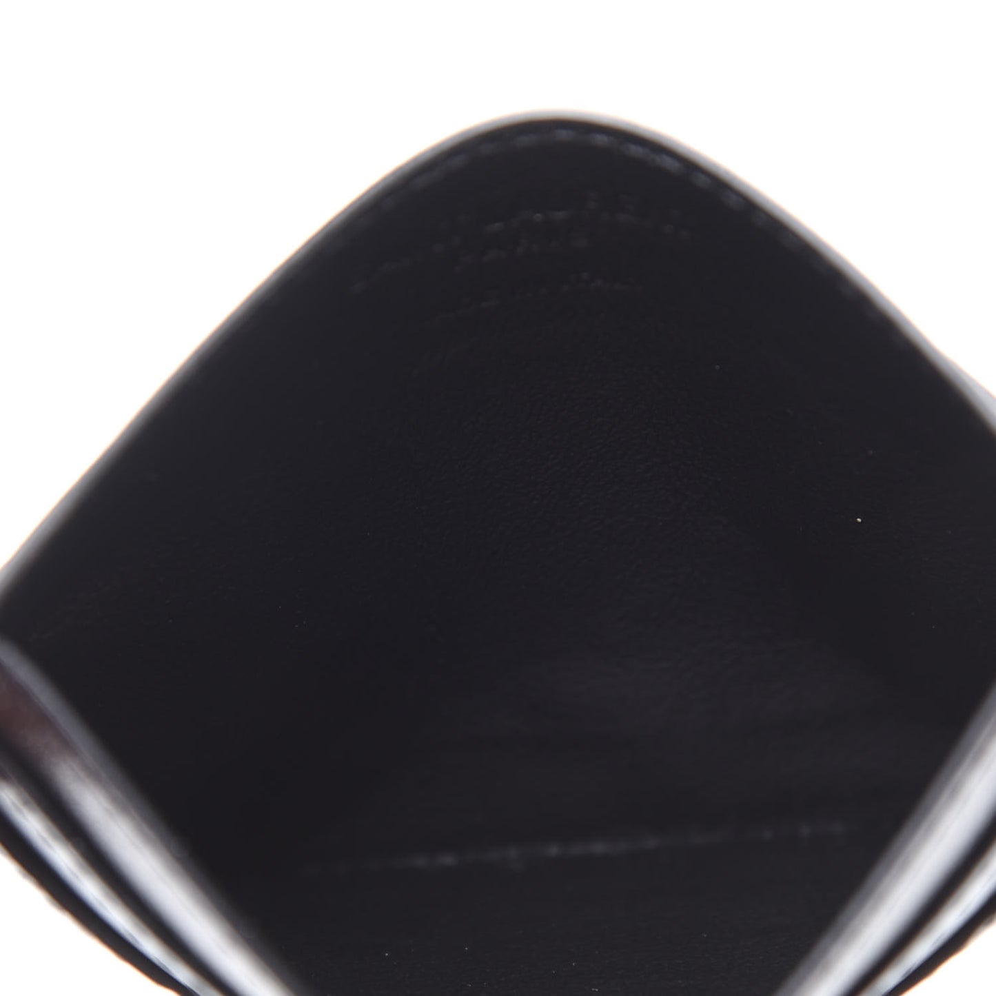 Monogram Embossed Card Case Black