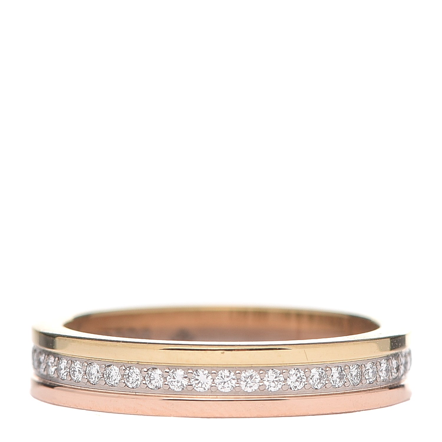 Cartier 18K White Yellow Pink Gold Diamond 3.5mm Vendome Louis Cartier Wedding Band Ring 49 5 1 of 5