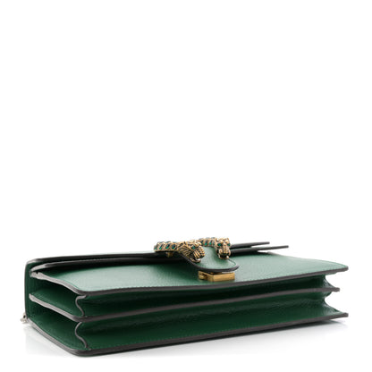 Gucci Pebbled Calfskin Small Dionysus Shoulder Bag Emerald 4 of 12