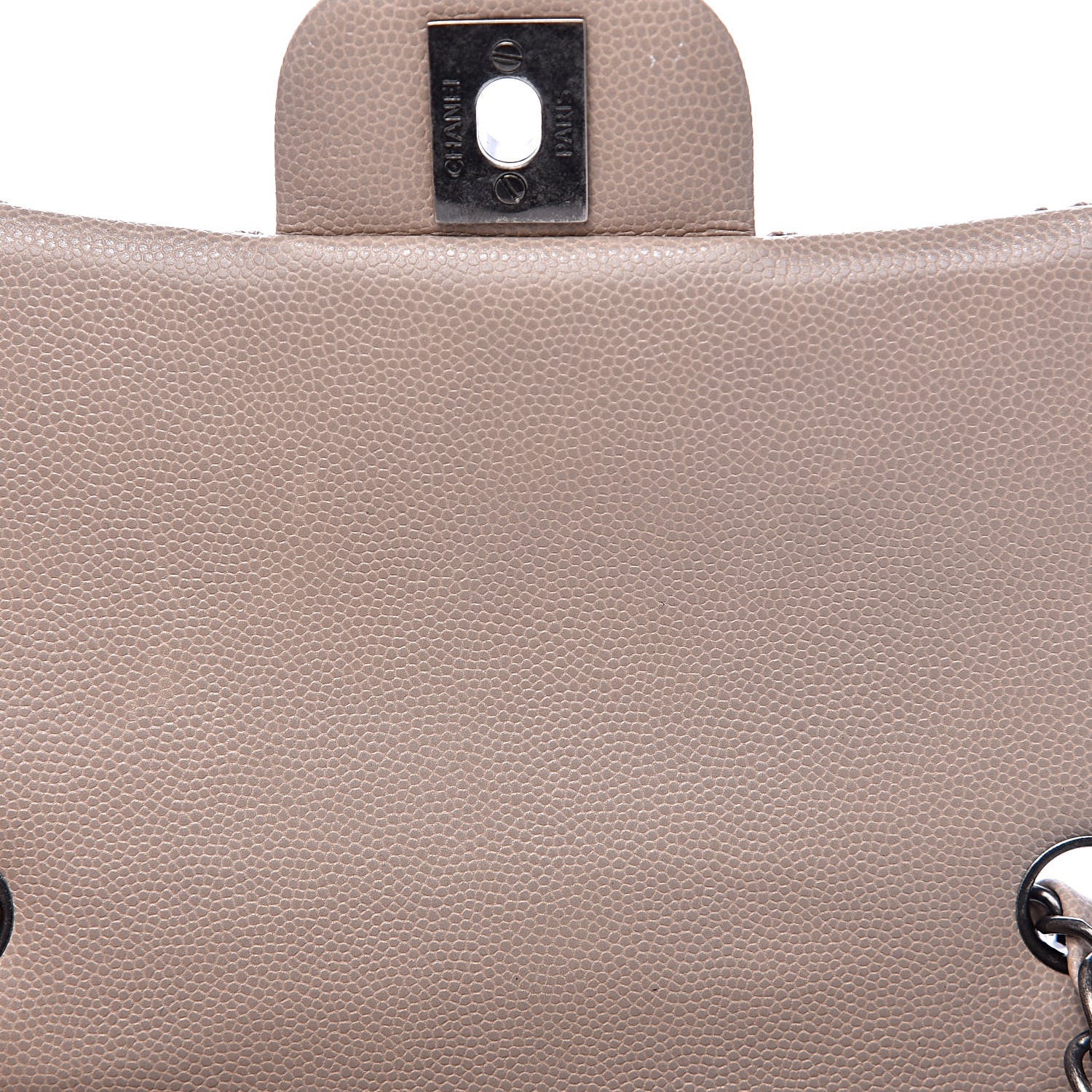 Chanel Caviar Quilted Mini Rectangular Flap Dark Beige 11 of 12