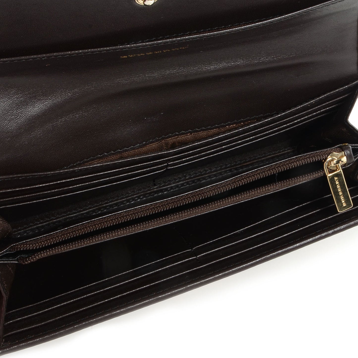 Haymarket Check Molly Continental Wallet Chocolate