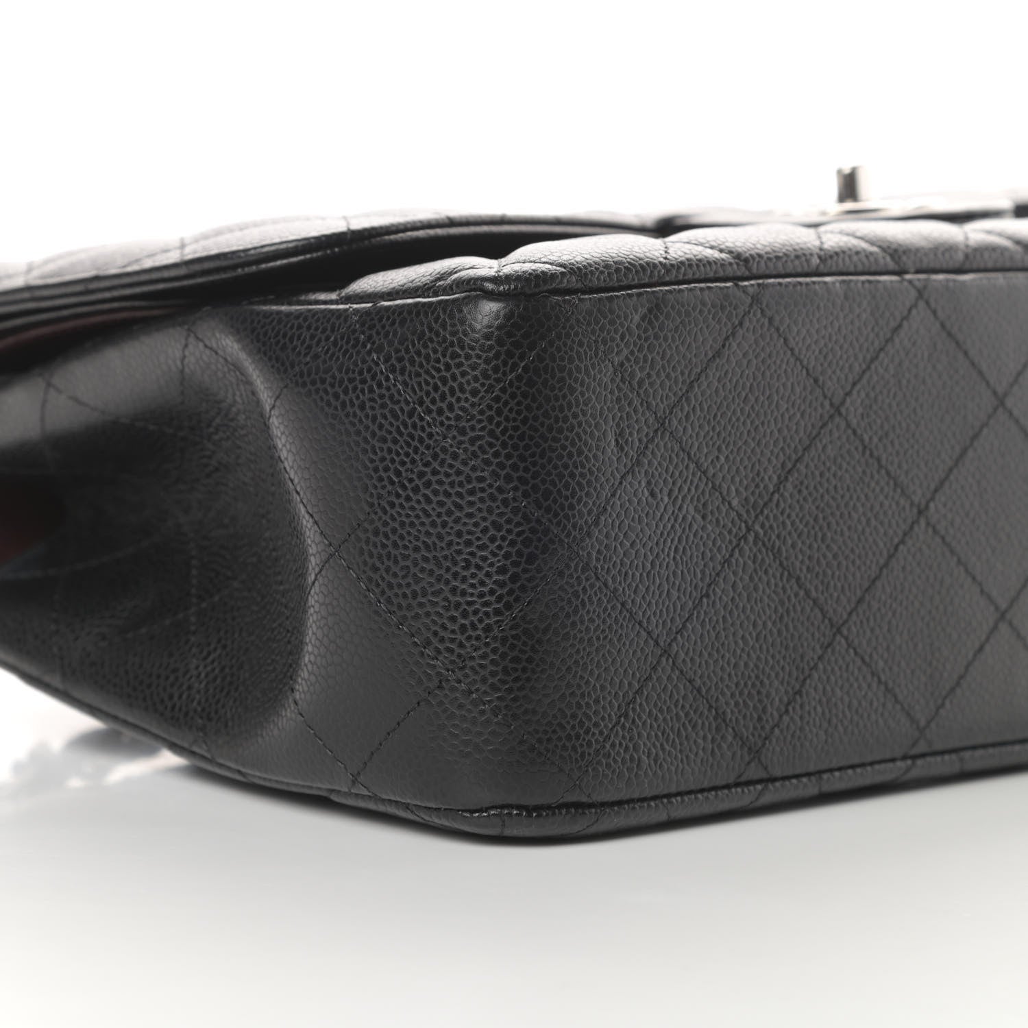 Chanel Caviar Quilted Jumbo Double Flap Black 11 of 14