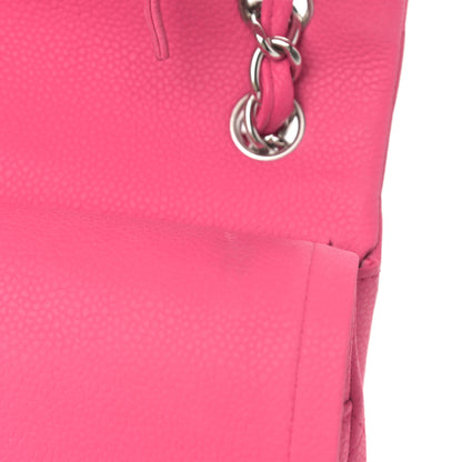 Chanel Iridescent Caviar Quilted Jumbo Double Flap Pink 13 of 16
