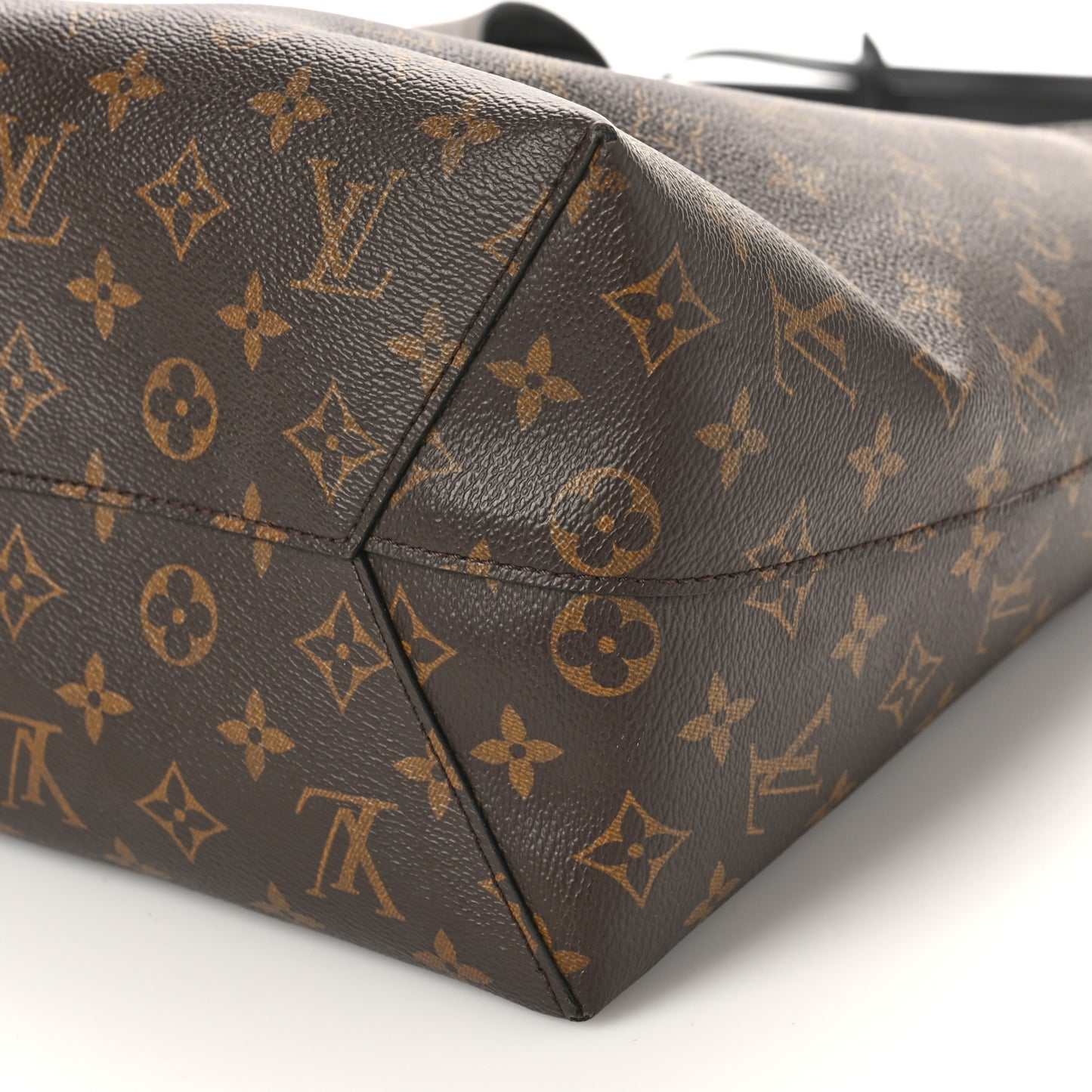 Monogram Flower Hobo Black