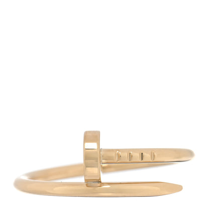 Cartier 18K Yellow Gold Small Juste Un Clou Ring 56 7.5 1 of 5